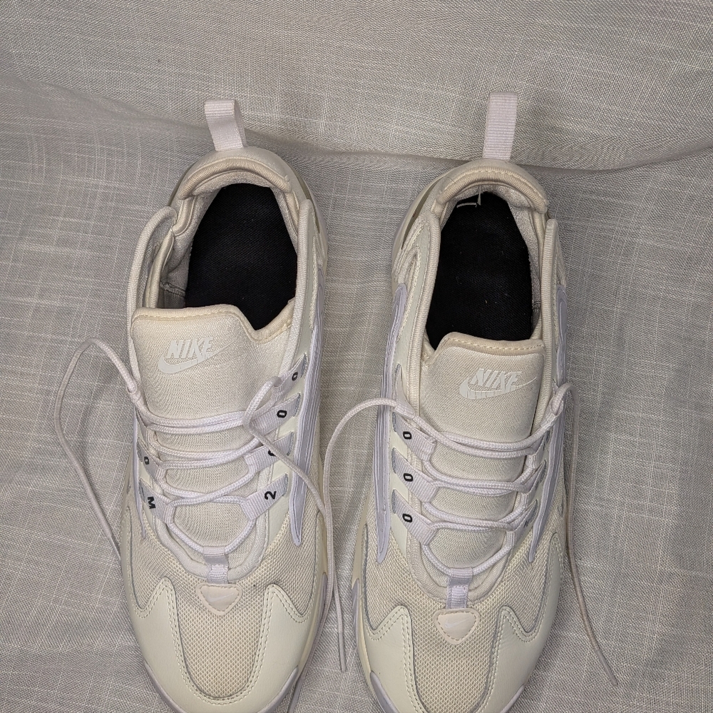 Nike 2k Zoom White Silver Sneakers 11.5